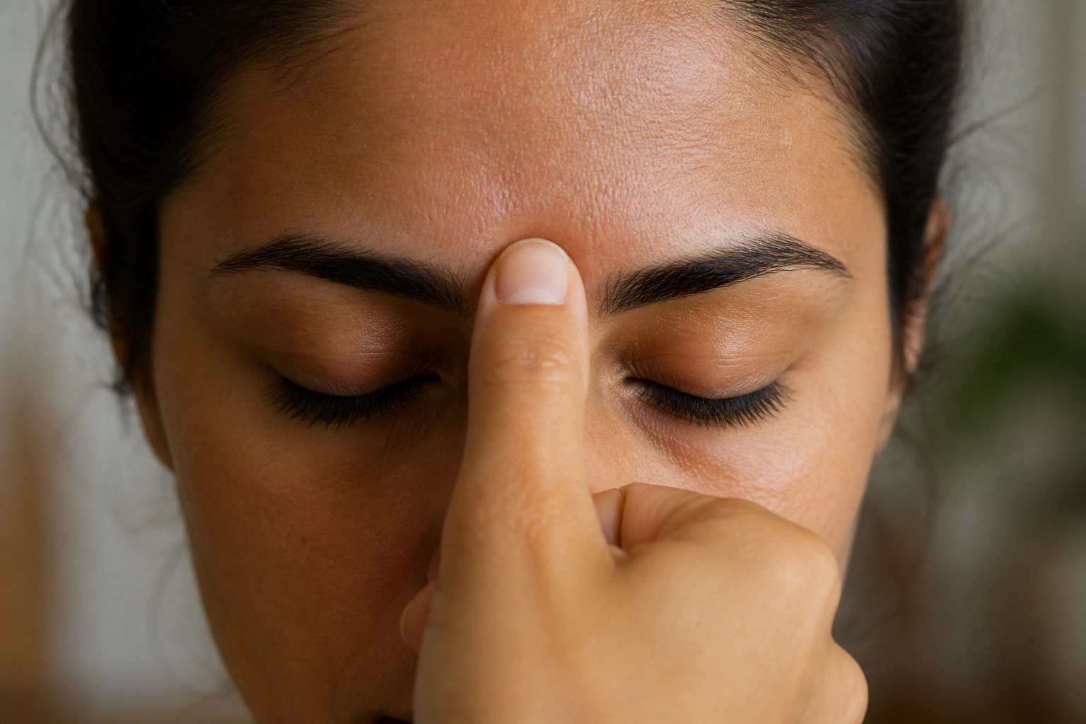 Localisation des points d'acupression pour soulager le stress