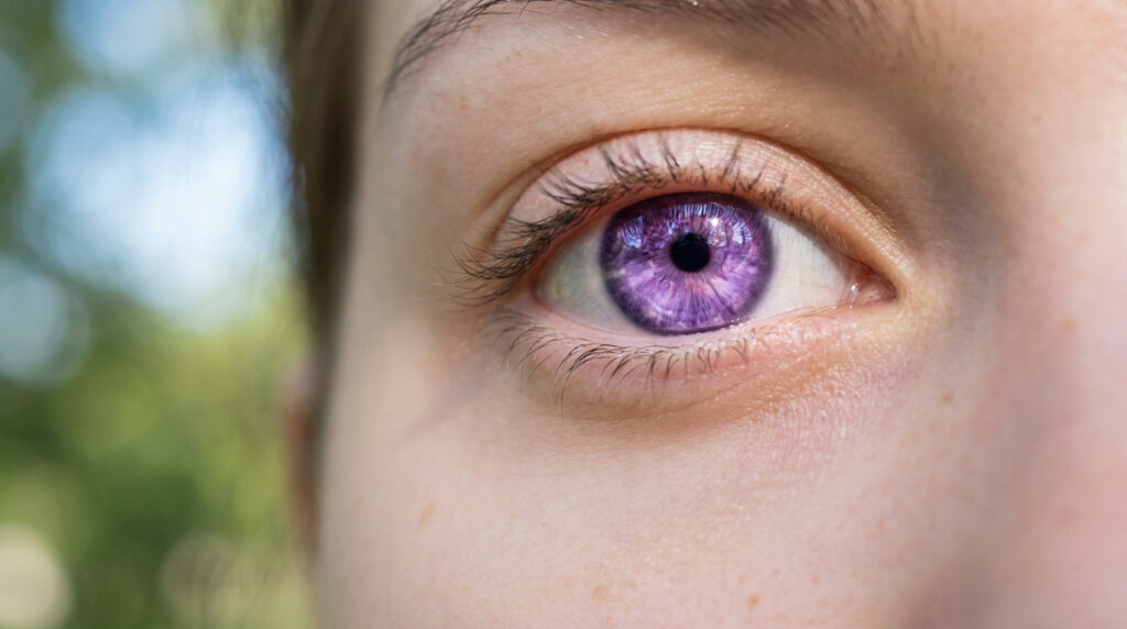 Tout savoir sur les yeux violets naturels et leur rareté
